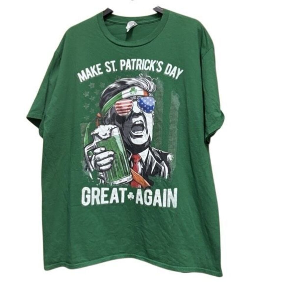 Make St. Patrick’s Day Great Again Size Men’s XL T-Shirt